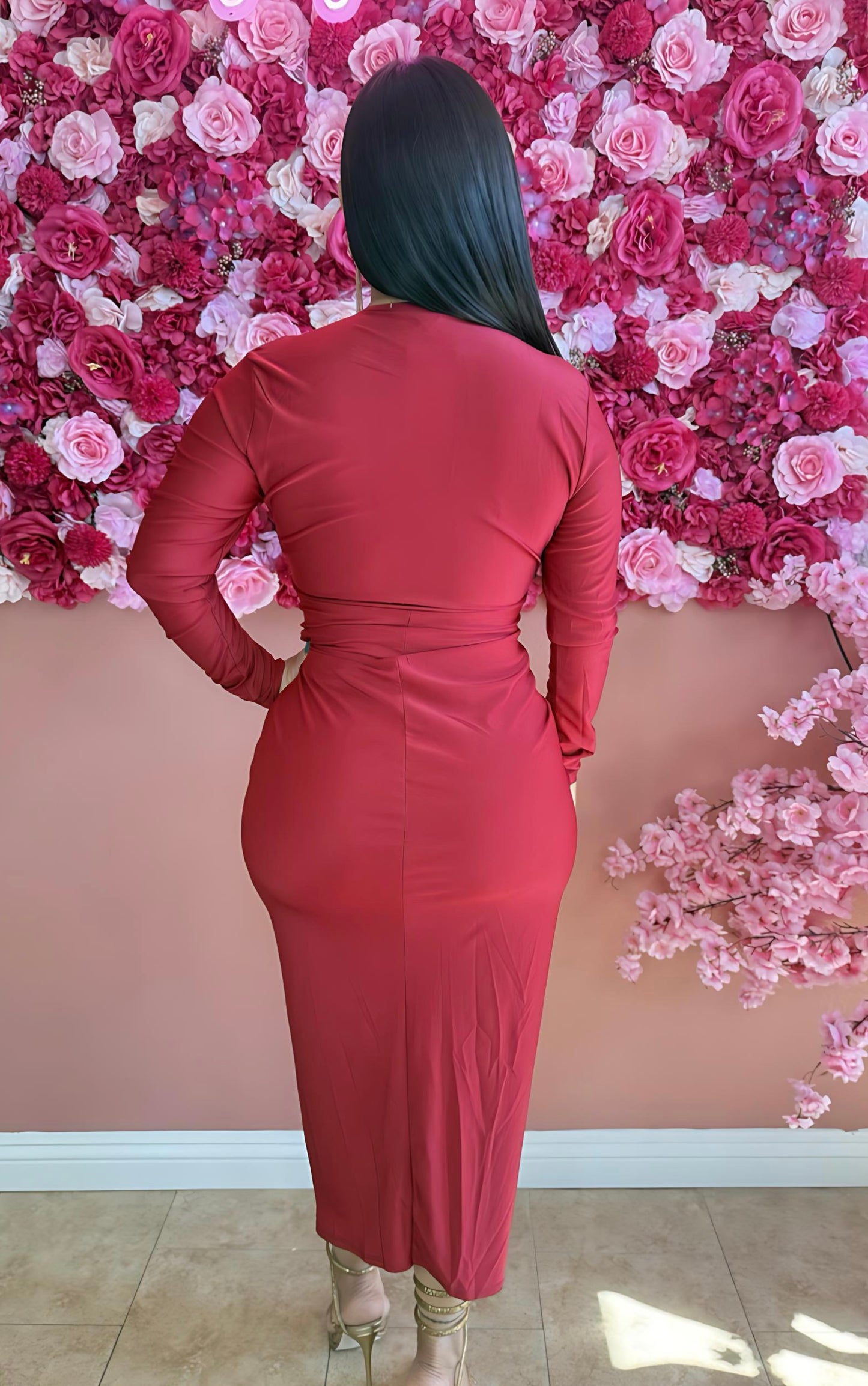 Scarlet Siren Midi Dress