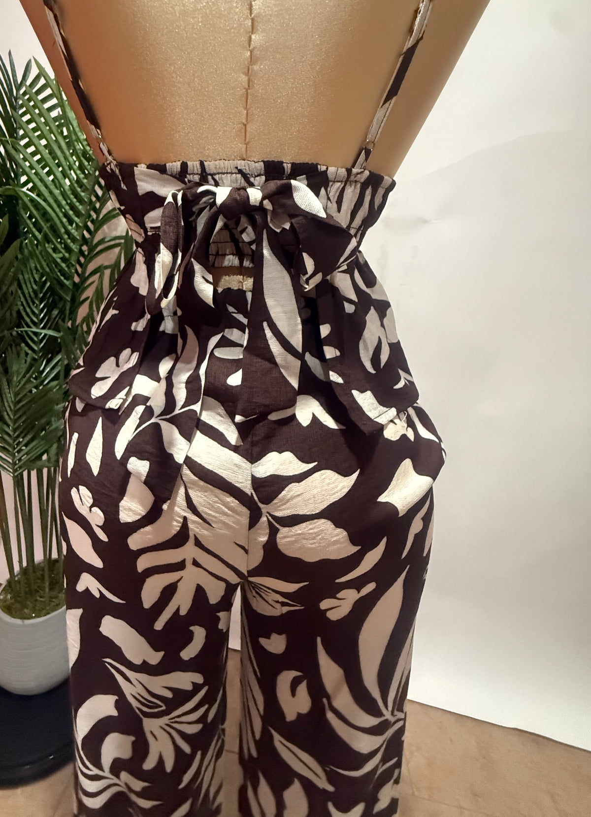 Tropical Noir Two-Piece Set
