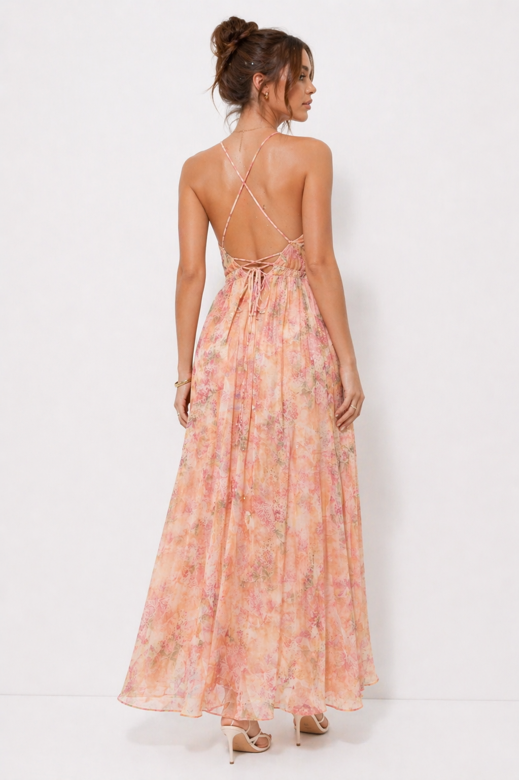Blush Garden Maxi Dress