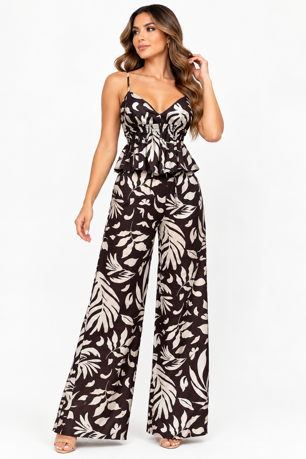 Tropical Noir Two-Piece Set